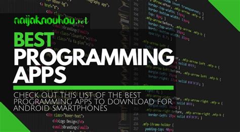 lean of the Best Programming Apps for Android user