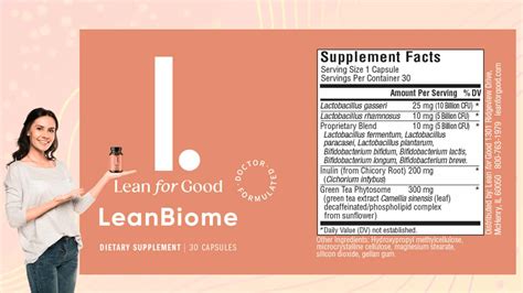 leanbiome weight loss formula