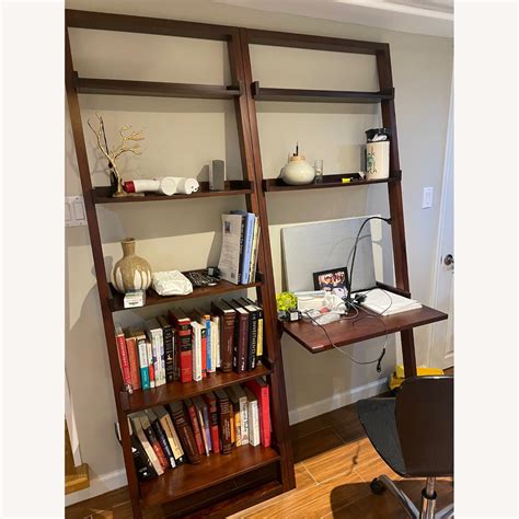 Crate & Barrel Sloane Leaning Bookshelf AptDeco