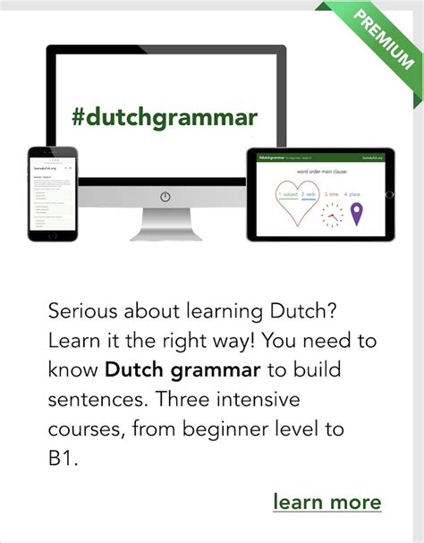 learn dutch grammar free