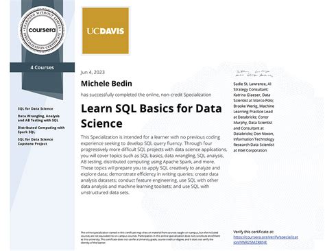 learn sql basics for data science specialization certification
