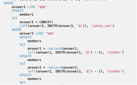 learn sql statements