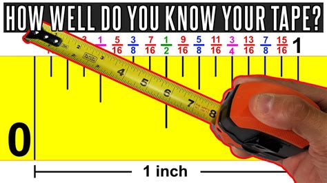 learn to read measuring tape