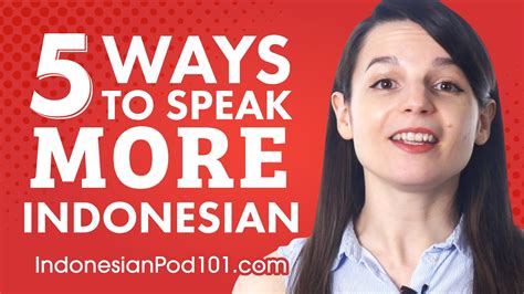 learn to speak indonesian