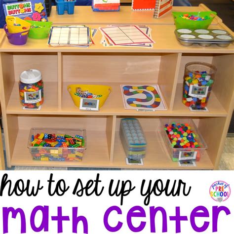 learning centers preschool math
