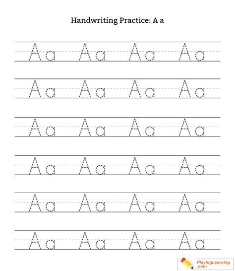 Learning The Letter A Printables