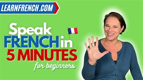 learning to speak french online