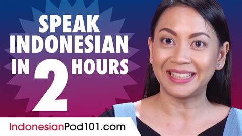 learning to speak indonesian