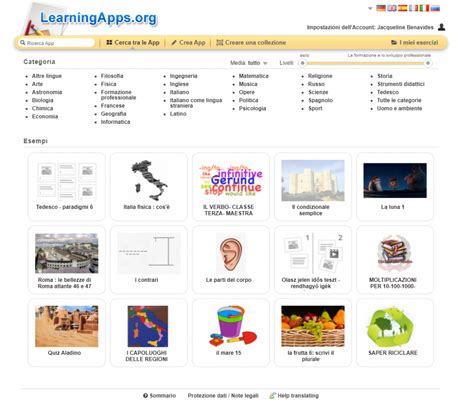 learningapps comida