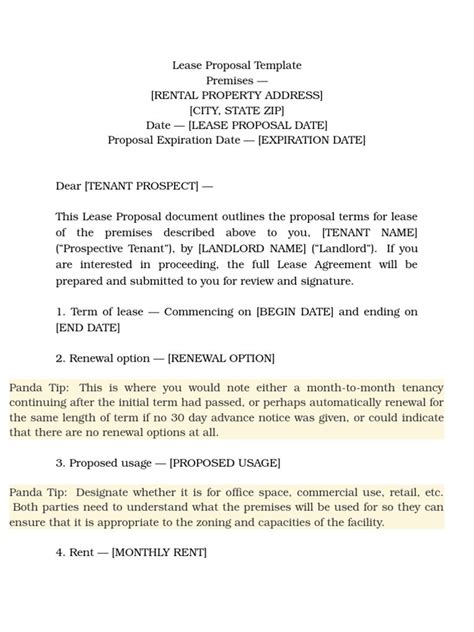 Lease Proposal 15+ Examples, Format, Pdf Examples