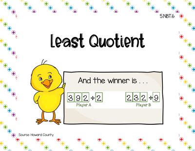 Least Quotient
