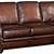 leather and wood couch