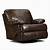leather chair and a half swivel