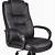 leather chair office black