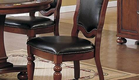 Leather Dining Chairs On Wheels Room With Casters Replacing Room With