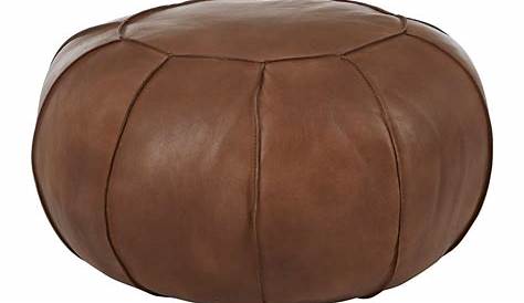 Handmade leather Moroccan pouffe unstuffed eBay