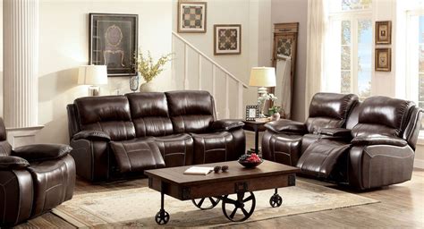 List Of Leather Reclining Living Room Furniture Sets For Small Space