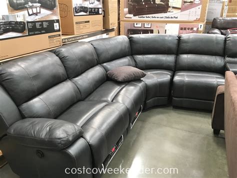 New Leather Sectional Recliner Costco For Living Room