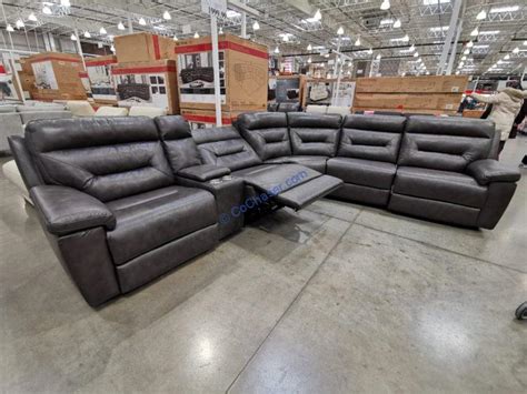 Popular Leather Sectional Reclining Sofa Costco New Ideas