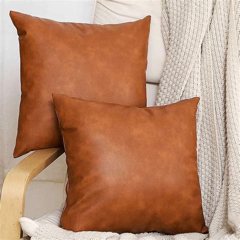 New Leather Sofa Pillows For Sale New Ideas