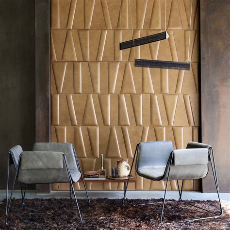 Luxurious leather walls from studioart italy a must see! Interiors