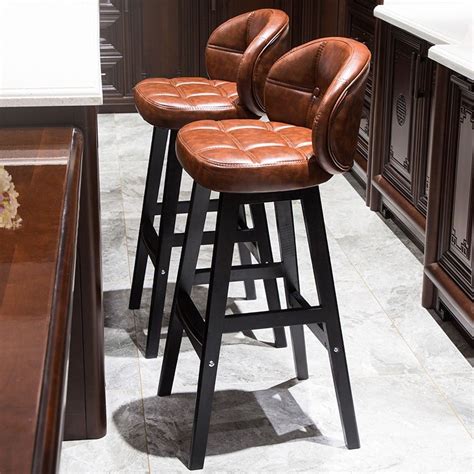 Leather Bar Stools Pu