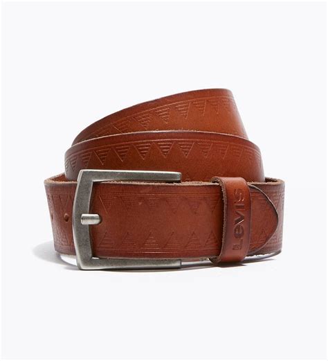 Leather Belt Embossed