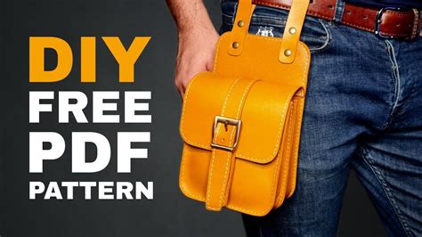 Leather Belt Pouch Pattern Printable