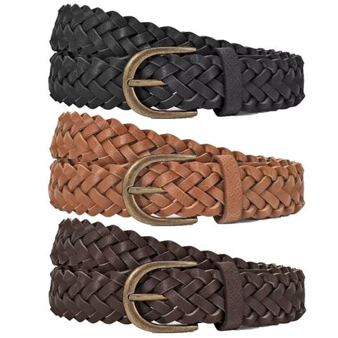 Leather Braided Belts