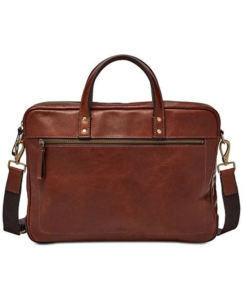 Leather Briefcase Fossil
