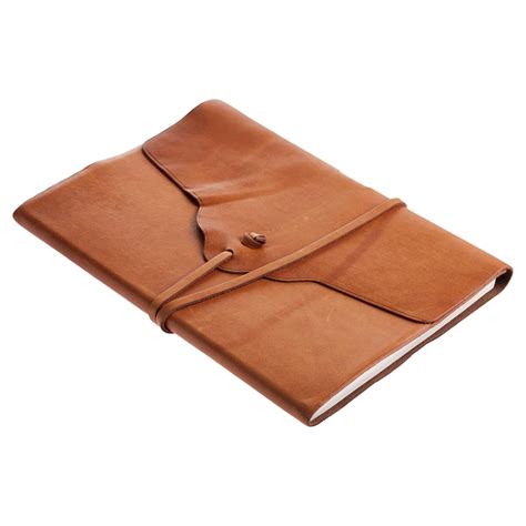 leather brown notebook
