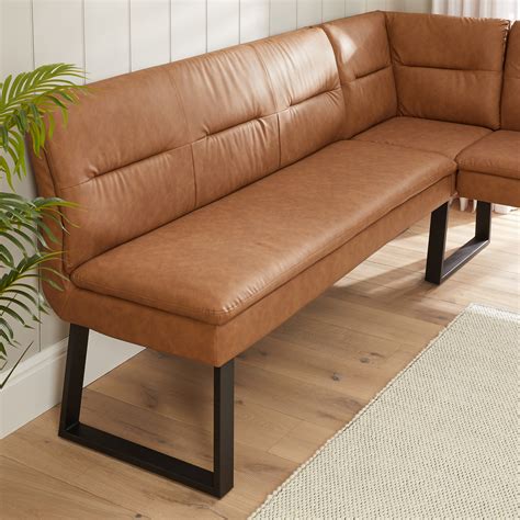 Leather Corner Bench Seat