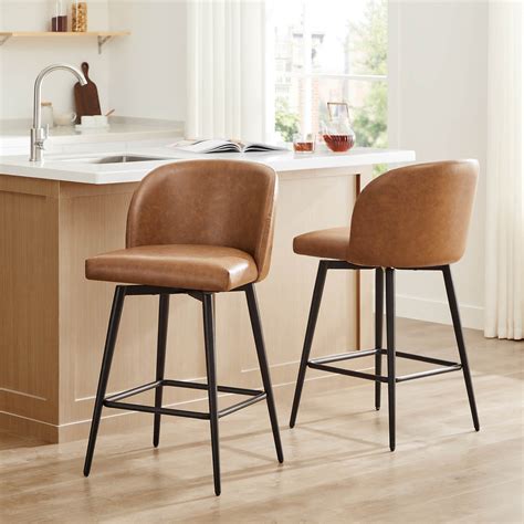 Leather Counter Stools Faux