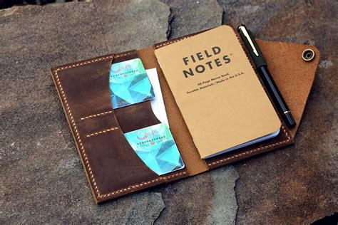 leather cover for field notes