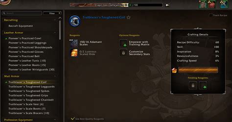 Leather Crafting Guide Wow