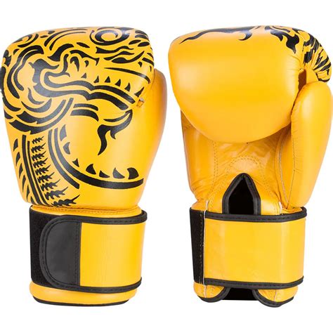 Leather Design Boxing Gloves
