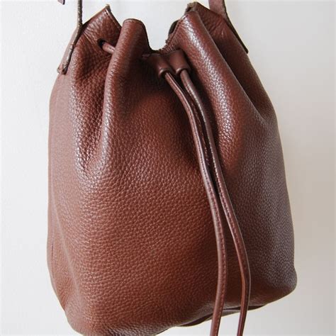 leather drawstring bags