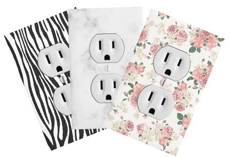 Leather Electrical Outlet Covers