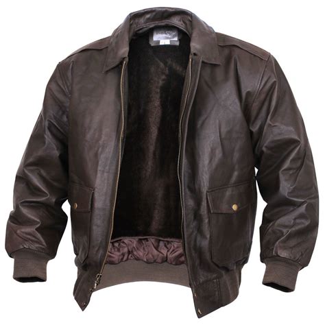 leather flight jacket men