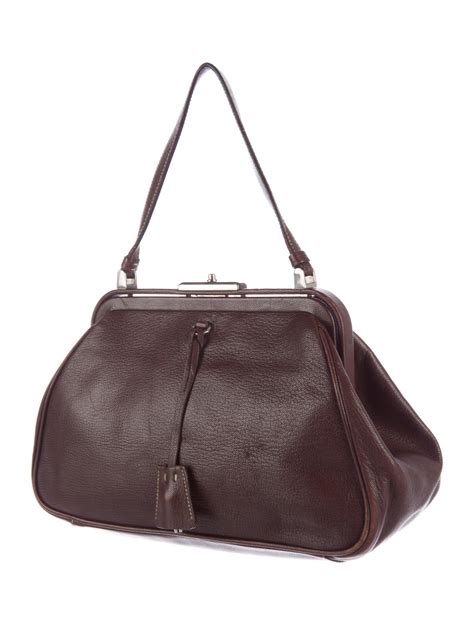 Leather Frame Bag