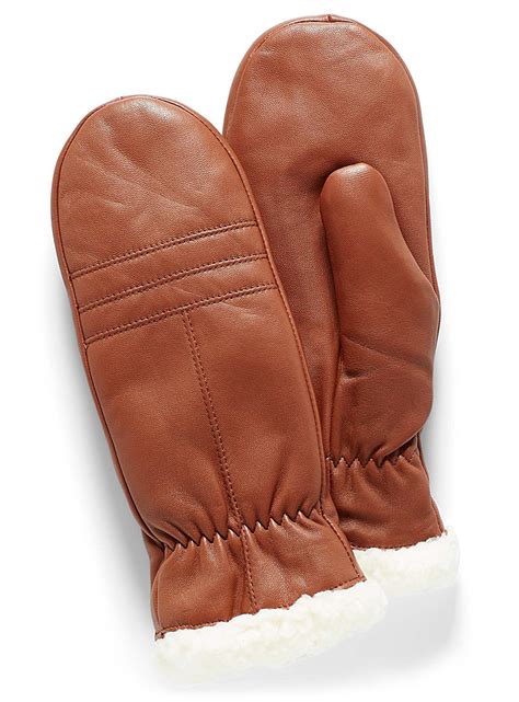 Leather Gloves Mittens