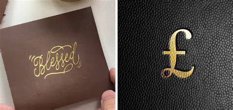 Leather Gold Embossing