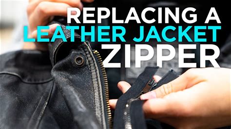 Leather Jacket Zip Repair