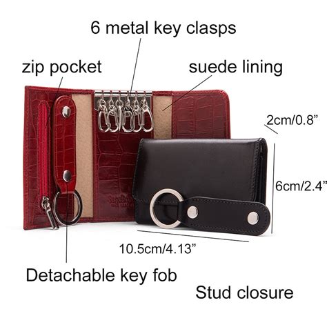 Leather Key Ring Wallet