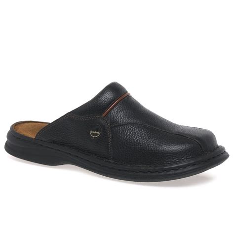 leather mules for men uk