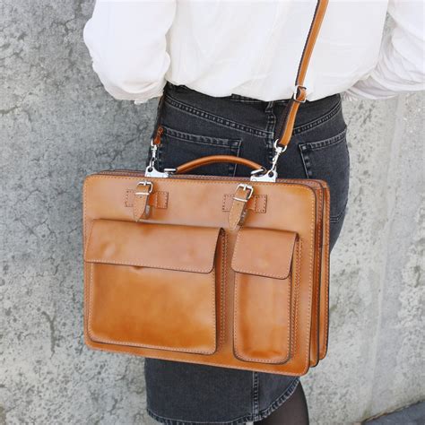 Leather Notebook Bag