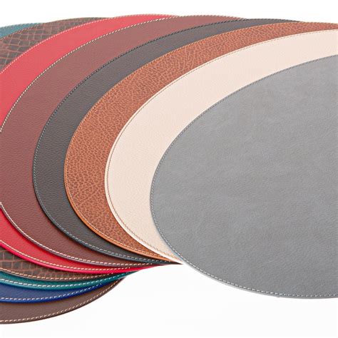 Leather Oval Placemats