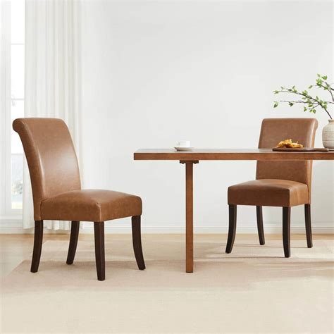 leather parson chair