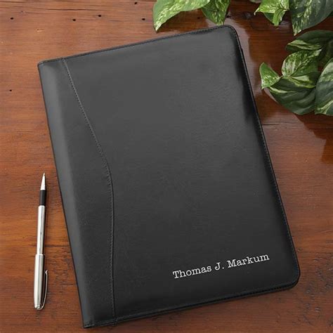 Leather Personalized Portfolio