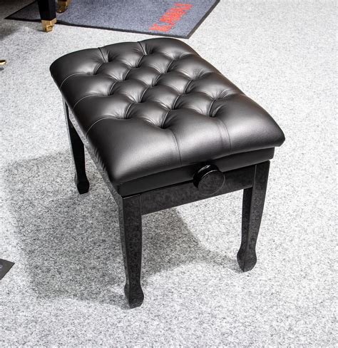 leather piano stool adjustable